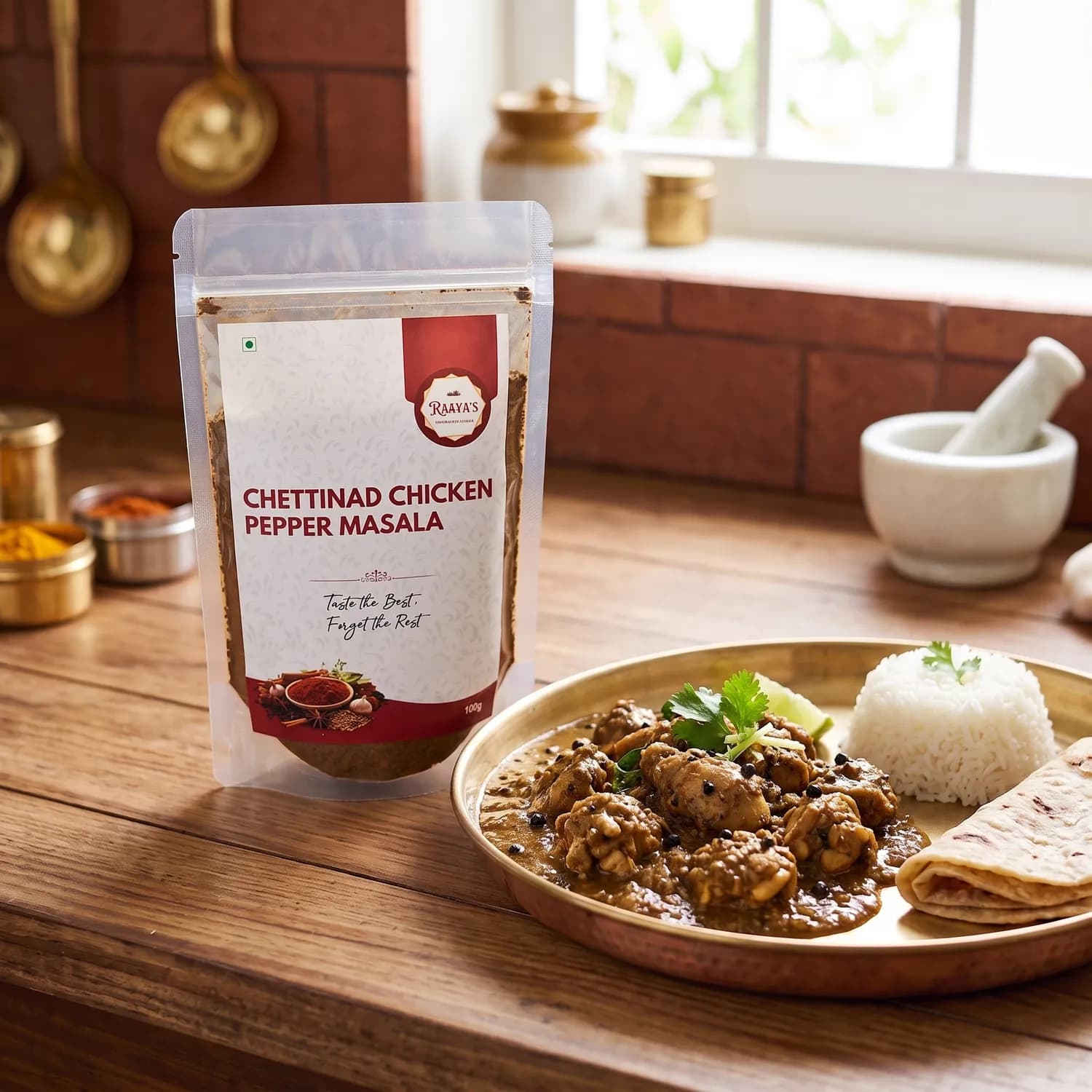 Chettinad chicken pepper masala(500gms)